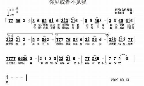 见或者不见歌词_见或者不见歌词是什么意思